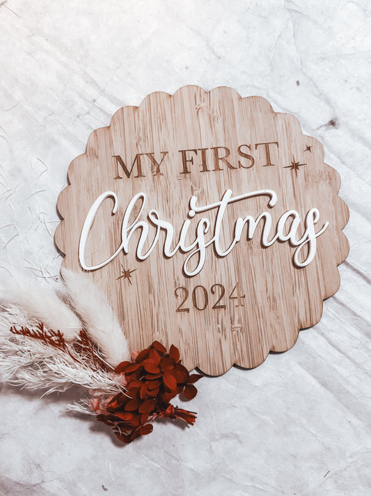 2024 First Christmas Plaque