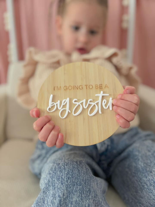 Big Sister/Brother plaque