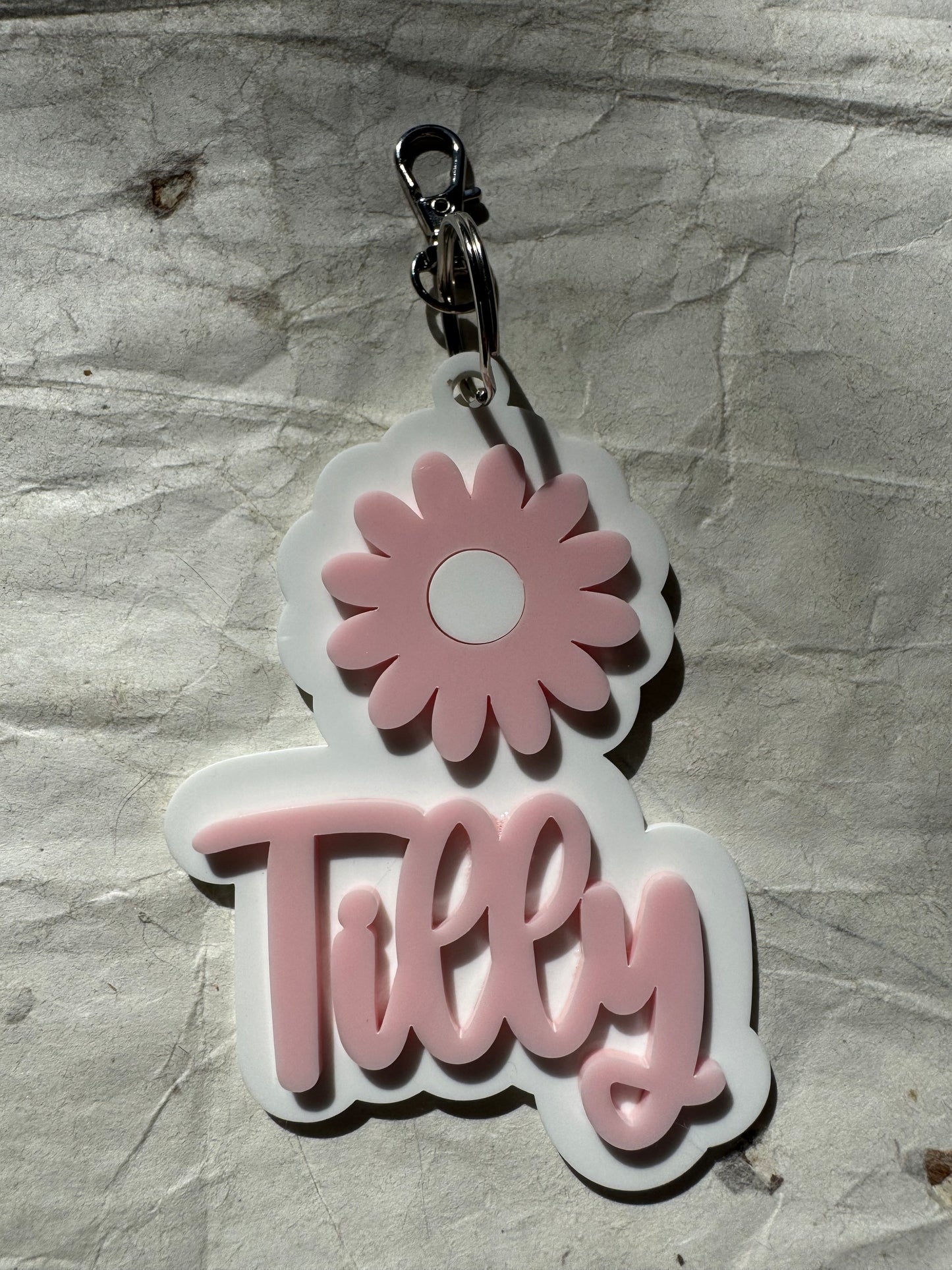 3D Daisy Keyring